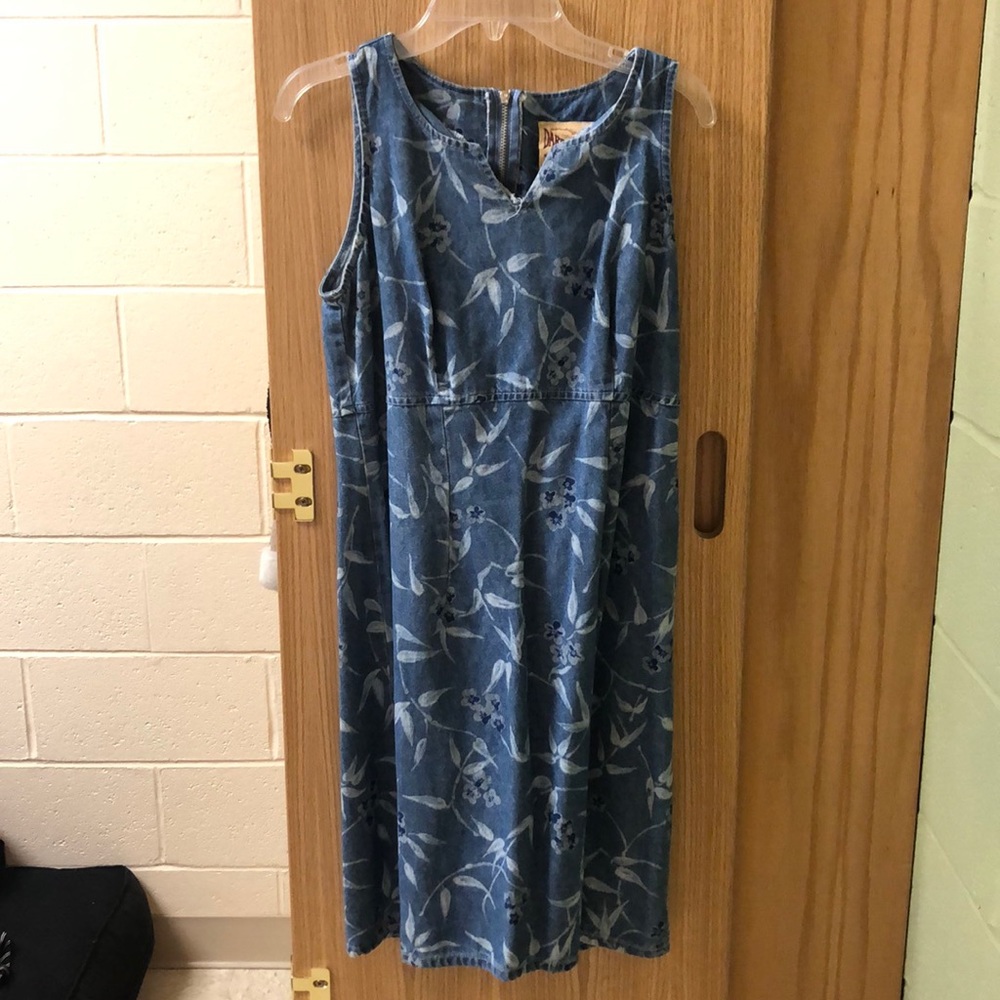 vintage denim dress
